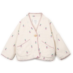 CHAQUETA DE TEJIDO PIÑAS MORADAS PLAY UP