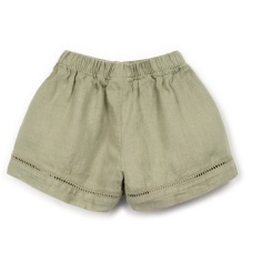 PANTALONES CORTOS LINO VERDE PLAY UP 2