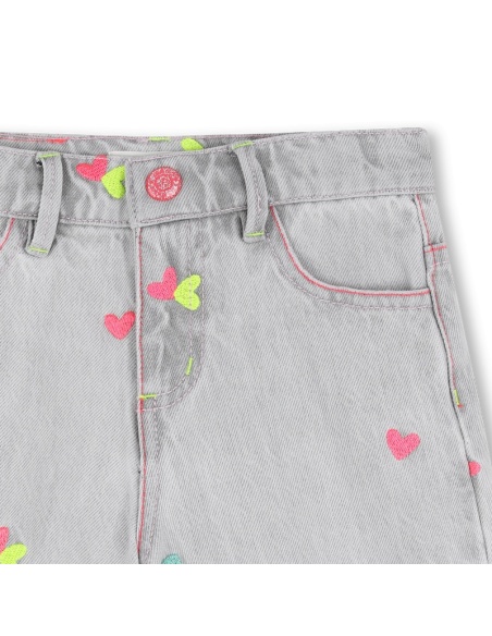 PANTALONES CORTOS CORAZONES BILLIEBLUSH
