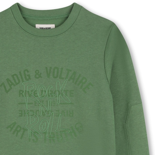 SUDADERA VERDE SAUCE ZADIG & VOLTAIRE