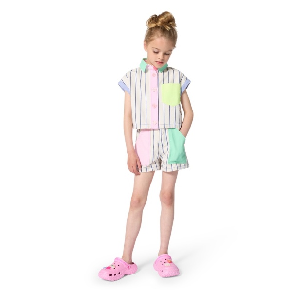 PANTALONES CORTOS RAYAS BILLIEBLUSH