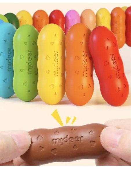 PRIMERAS CRAYONES DE CERAS MIDEER