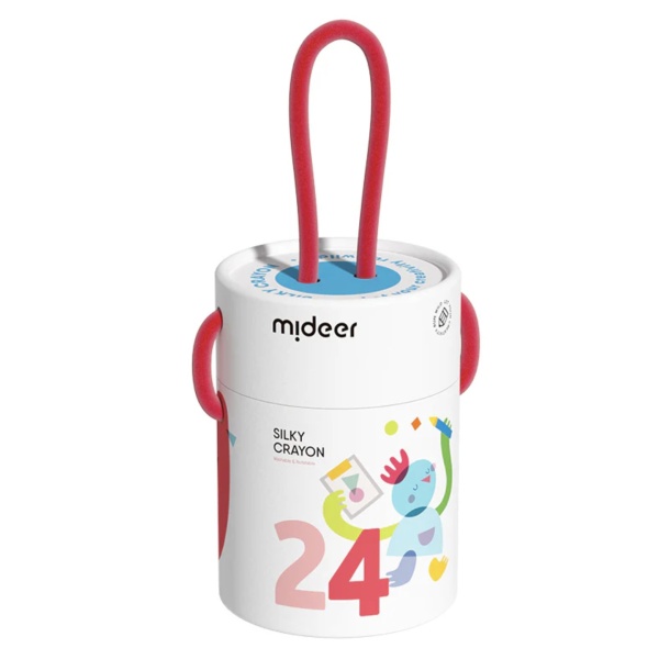 CUBO DE CRAYONES SUAVES Y LAVABLES MIDEER