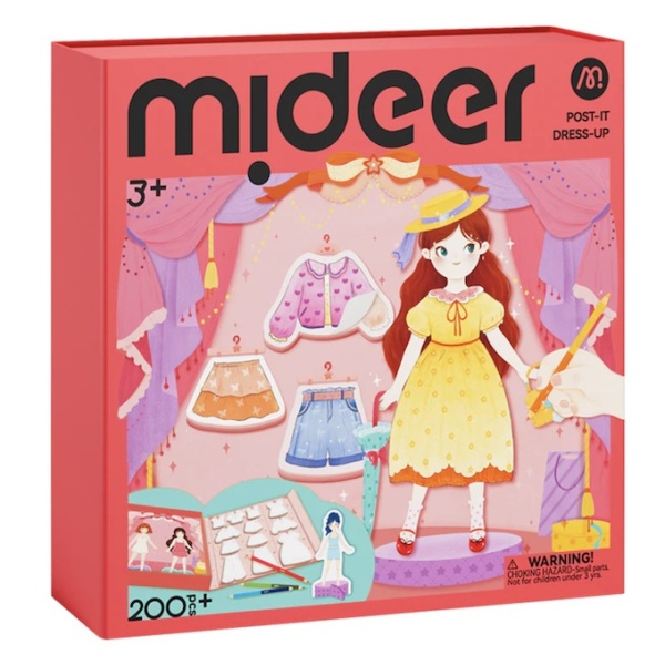 LIBRO PARA COLOREAR Y VESTIR 2 EN 1: AMIGOS MIDEER