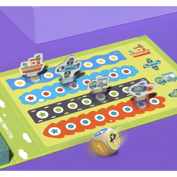 PUZZLE MAGNÉTICO 2 EN 1 MIDEER: VEHÍCULOS