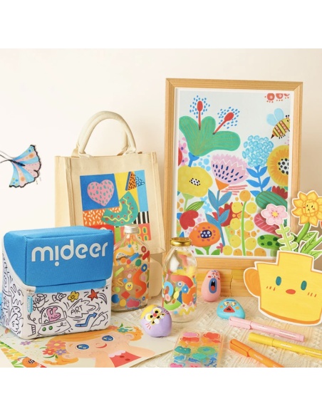 ROTULADORES ACRÍLICOS CON PUNTA DE PINCEL EN ESTUCHE: 24 COLORES