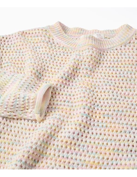 JERSEY DE PUNTO CON VOLANTES MULTICOLOR ZIPPY