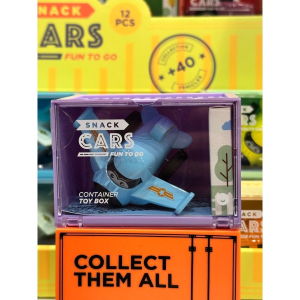 SNACK CARS - HELICÓPTERO AVIÓN AZUL