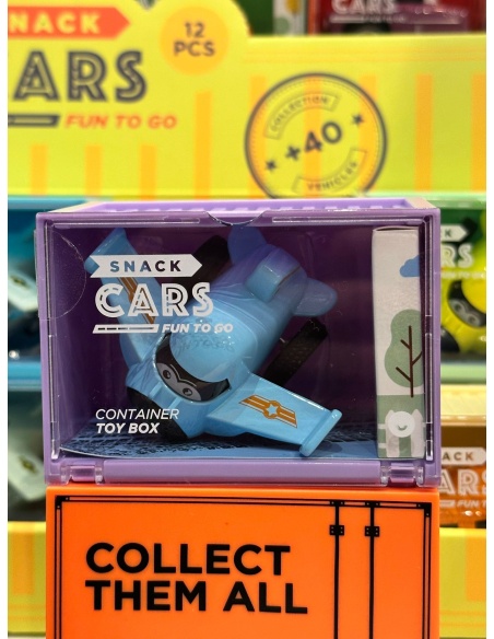 SNACK CARS - HELICÓPTERO AVIÓN AZUL