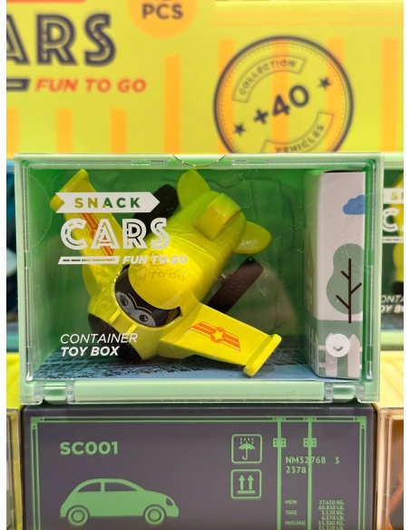 SNACK CARS - AVIÓN AMARILLO