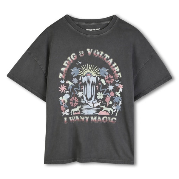 CAMISETA GRIS ZADIG & VOLTAIRE