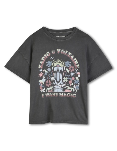CAMISETA GRIS ZADIG & VOLTAIRE