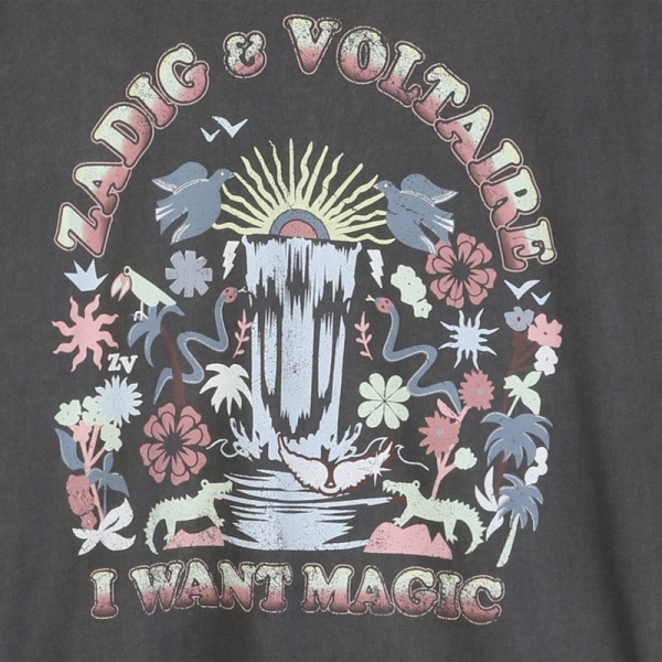 CAMISETA GRIS ZADIG & VOLTAIRE
