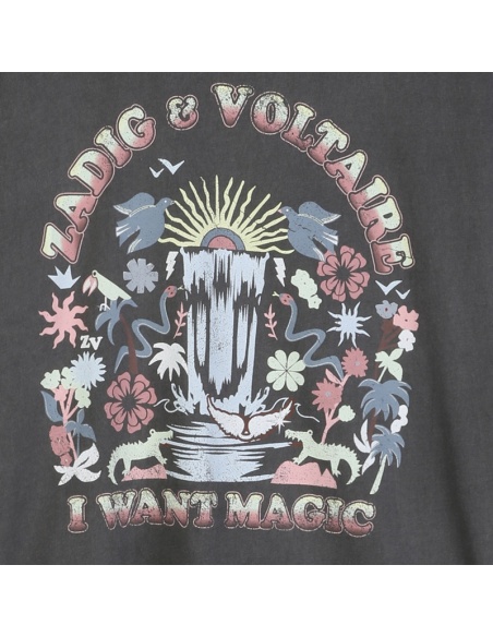 CAMISETA GRIS ZADIG & VOLTAIRE