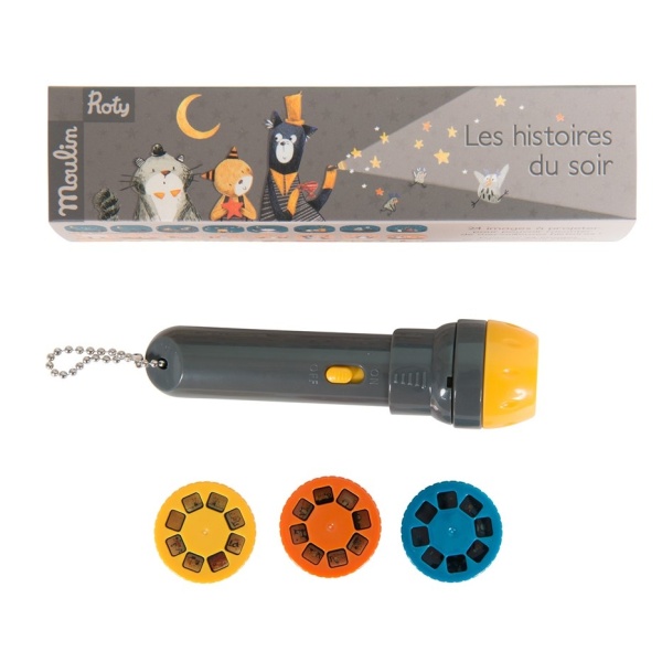 LINTERNA PROYECTOR HISTORIAS MOUSTACHES