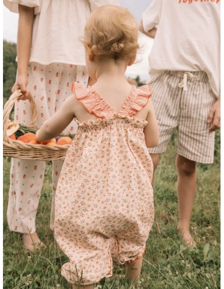 MONO PICNIC CORAL SEERSUCKER BÚHO