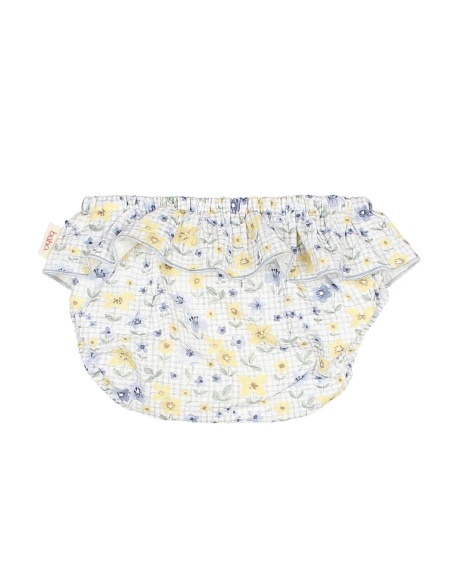 CUBREPAÑAL CULOTTE PICNIC FLORAL SEERSUCKER BÚHO