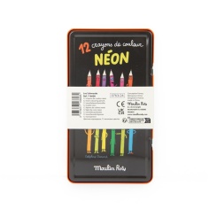 12 LÁPICES DE COLORES NEÓN MOULIN ROTY 2
