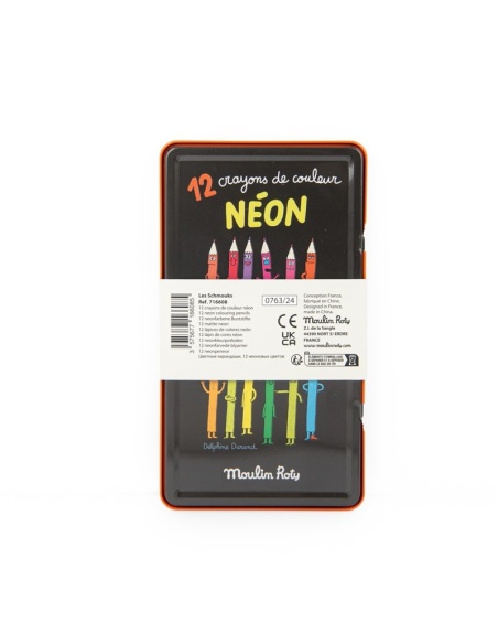 12 LÁPICES DE COLORES NEÓN MOULIN ROTY