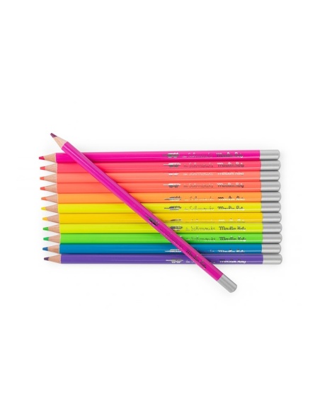12 LÁPICES DE COLORES NEÓN MOULIN ROTY
