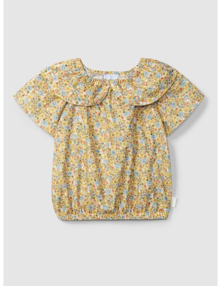 Blusa estampado floral LARANJINHA