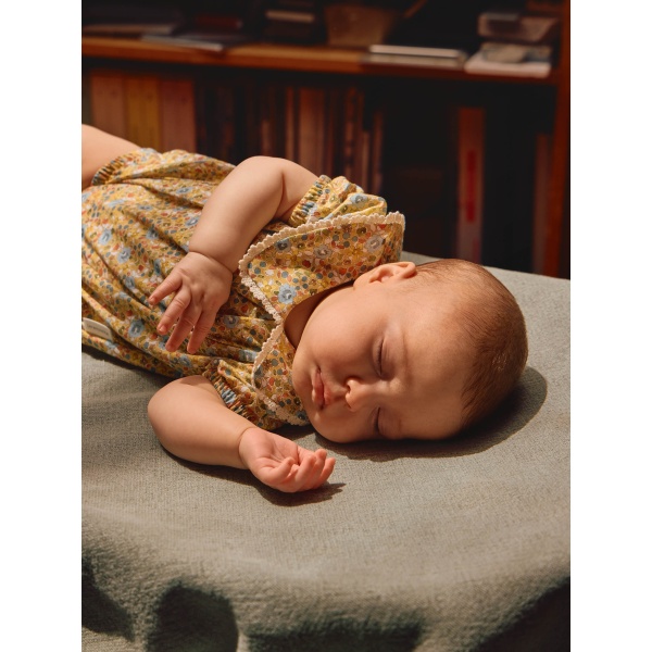 Bombacho flores con detalle en encaje ganchillo LARANJINHA