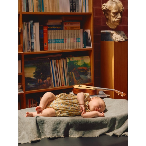 Bombacho flores con detalle en encaje ganchillo LARANJINHA