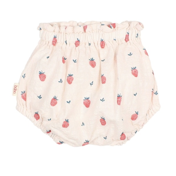 CULOTTE CUBREPAÑAL DE ALGODÓN ORGÁNICO STRABERRY BÚHO