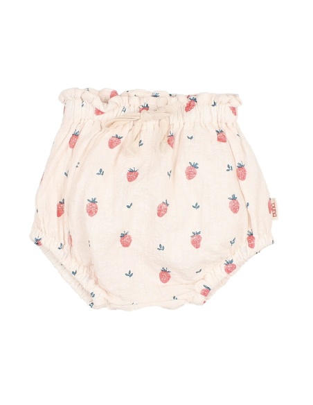 CULOTTE CUBREPAÑAL DE ALGODÓN ORGÁNICO STRABERRY BÚHO