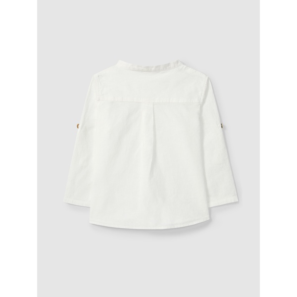 Camisa lino cuello mao