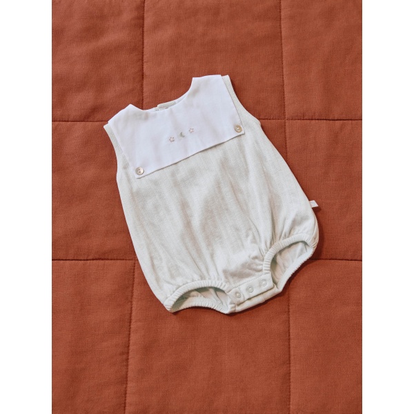 Bombacho algodón orgánico con detalle bordado