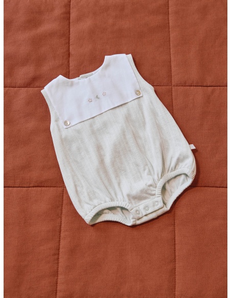 Bombacho algodón orgánico con detalle bordado