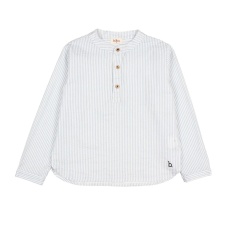 CAMISA MANGA LARGA EN SEERSUCKER A RAYAS BÚHO