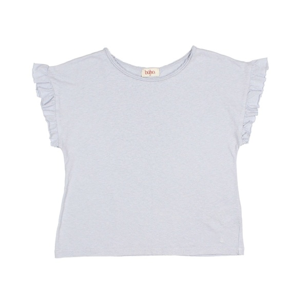 CAMISETA MANGA CORTA DE ALGODÓN DE LINO BÚHO