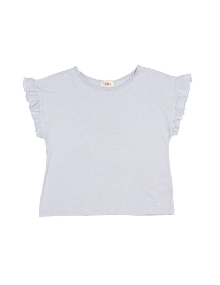 CAMISETA MANGA CORTA DE ALGODÓN DE LINO BÚHO