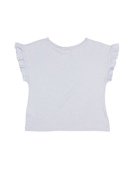 CAMISETA MANGA CORTA DE ALGODÓN DE LINO BÚHO