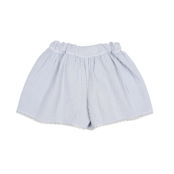 PANTALÓN CORTO CELESTE BÚHO