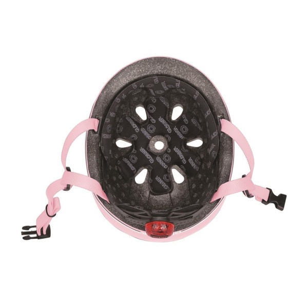 CASCO GO UP LUCES ROSA PASTEL